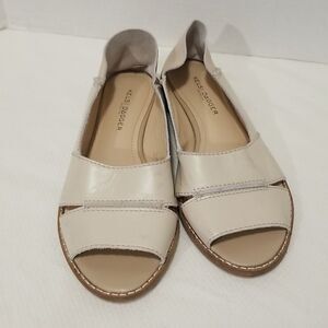 Kelsi Dagger brooklyn samantha collapsible tan  flat size 6.5 Leather